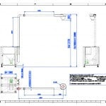 Layout of a blower