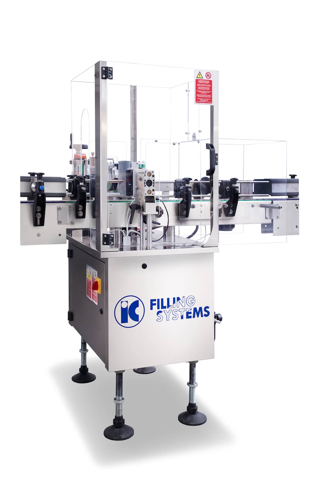 Linear self-adhesive labeller