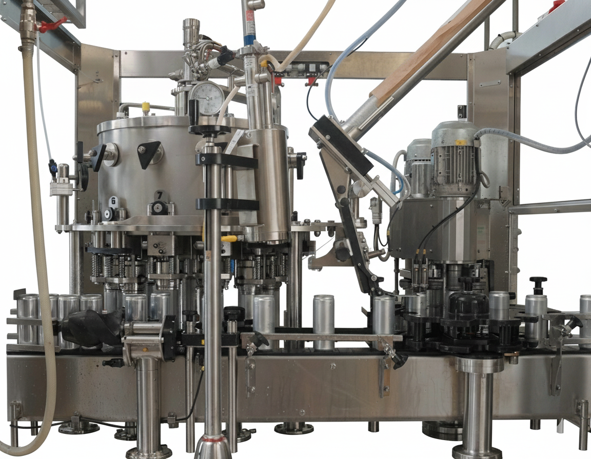 12-1 Counterpressure Can Filler Seamer