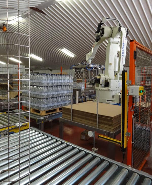 This is a photo of a robotic palletiser