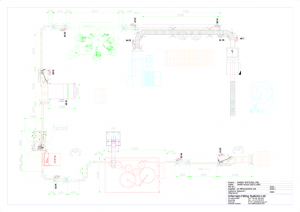 Spirit bottling line layout