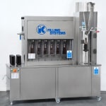 This is a photo of a bottle filler for a brewery
