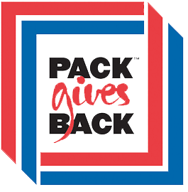 PAC gives BACK logo