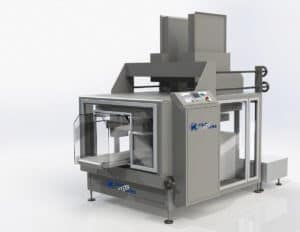 Bib box carton erector for bag in box