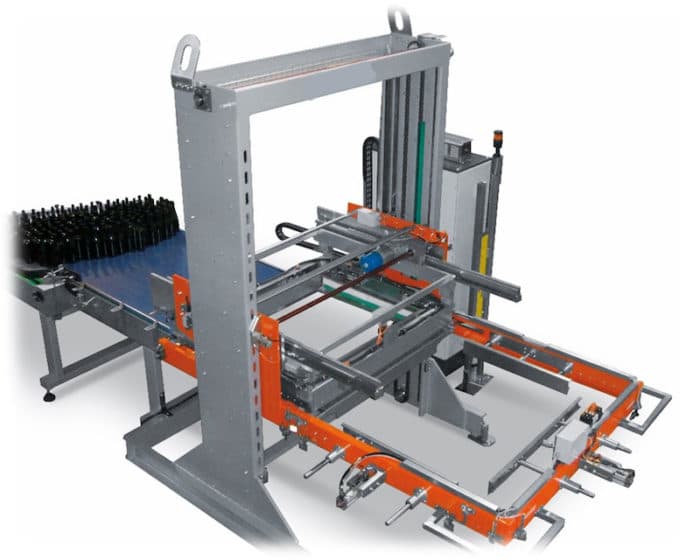 automatic-depalletiser-with-sweep-off-system