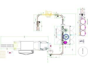 Complete beer bottling line with shrinkwrapper 2800bph x 330ml