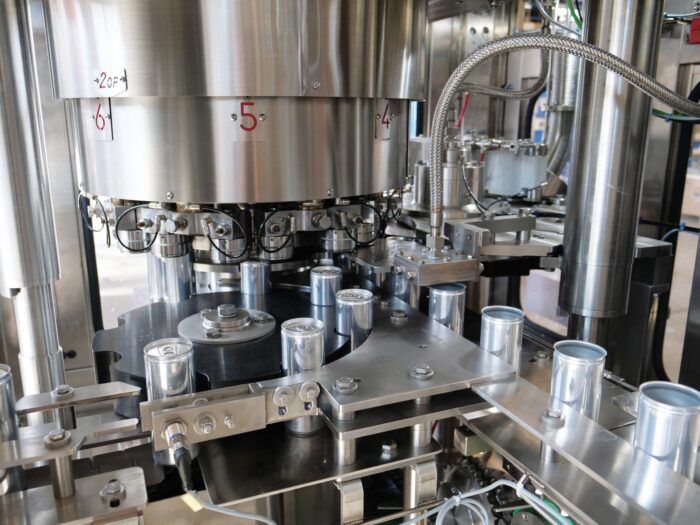 Electro-pneumatic can seamer