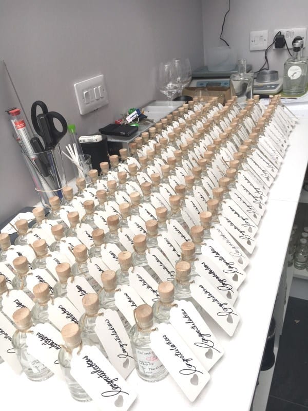 Miniatures de gin d'OroGin