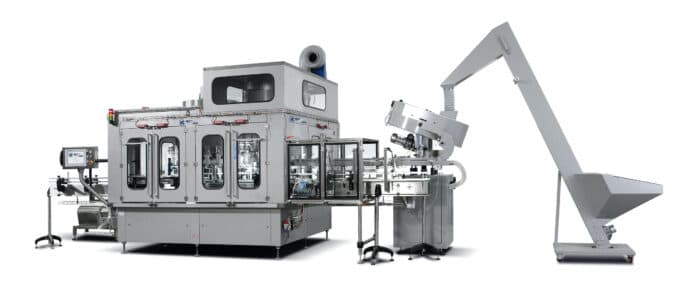 Weight filling machines: Soap & detergent corrosion resistant acid resistant filler capper monoblock