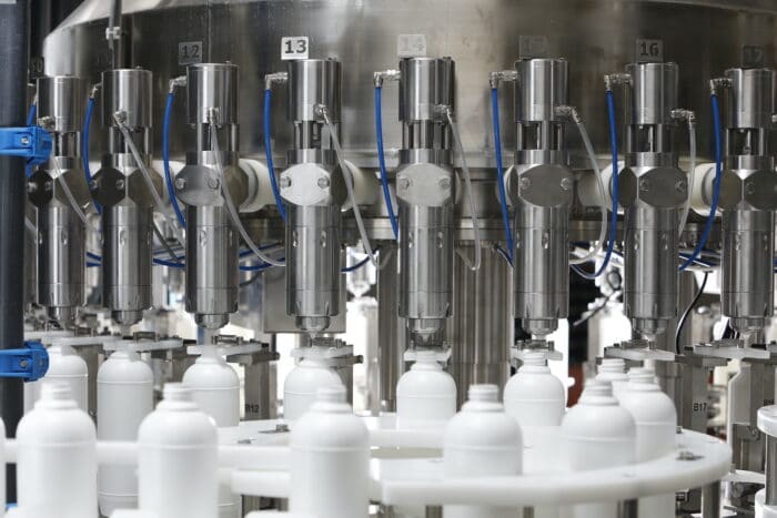 Weight filling machines: Soap & Detergent — Rotary filler detail