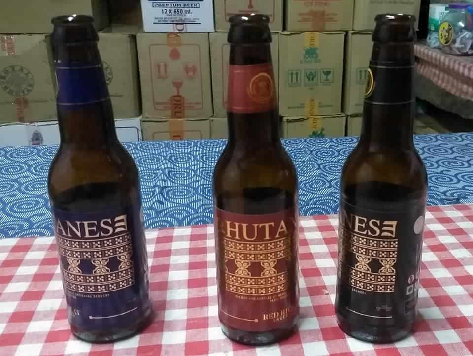 Some of the beers being bottled