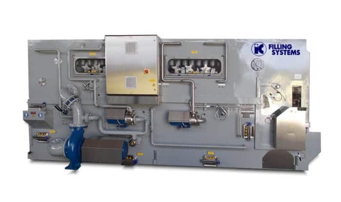 Automatic glass bottle washer